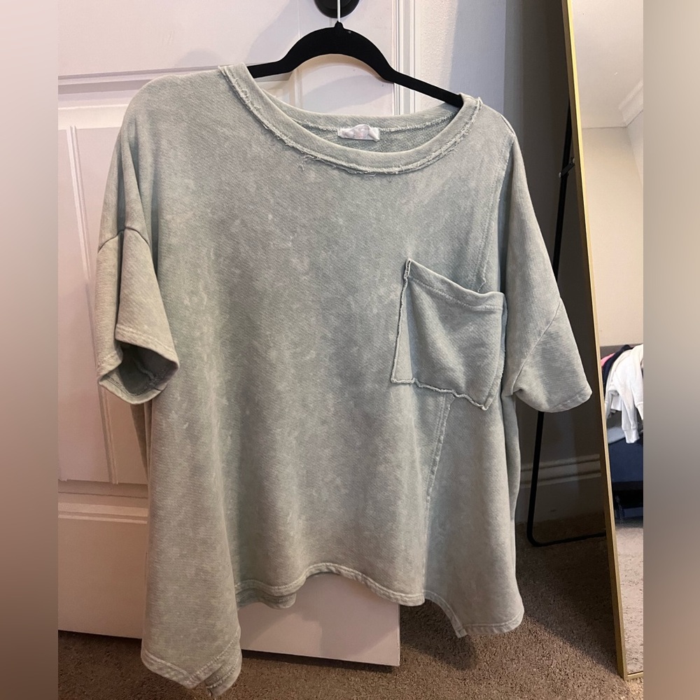Green Oversized Shirt